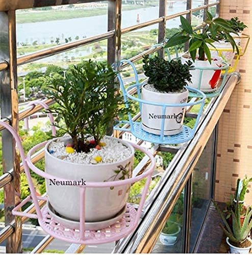 neumark impex Iron Indoor, Outdoor, Hanging Railing Basket Stand Planter (8 X 9 inches) Pack of 3 (Multicolor, Standard) (B07XTRQGB7) Amazon Price History, Amazon Price Tracker