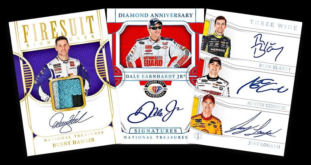 2023 Panini National Treasures NASCAR Racing box (8 cards/bx)