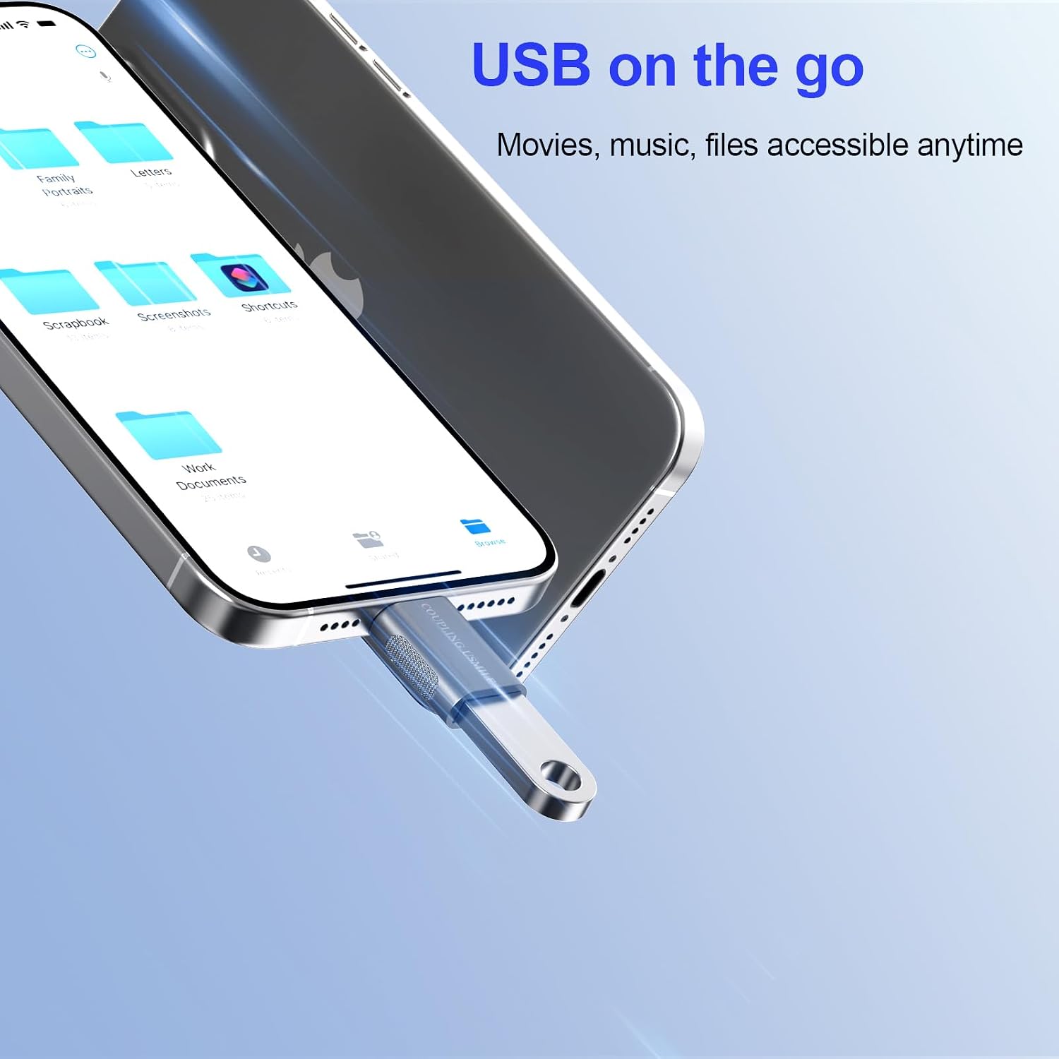 USB C to USB Adapter 4-Pack, 10Gbps High-Speed Type C to USB 3.0 Adapter with OTG, Compatible with MacBook/iPhone 17/16/15/14, iPad, Chromebook, Galaxy S25/S24 (Grey)