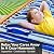 Sunnydaze Outdoor Quilted Fabric Hammock - Two-Person with Spreader Bars - Heavy-Duty 450-Pound Capacity - Catalina Beach