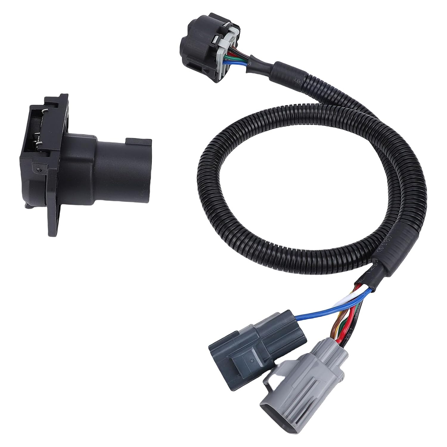 VINGVO 7 Way RV Trailer Wiring Harness, Replacement for F450 F550 Super Duty 2017 2025, with 7 Pin Connector for Trailer Lights, Brake Lights & Turn Signals