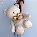 Party Warehouse Teddy Theme Ballooon| Oh Baby Teddy Bear,Baby Stroller/Pram Foil & Confetti Balloons|Mint Green & Peach Balloon for Baby shower/Godh bharai/Birthday/Welcome baby/Newborn Arrival-10 pcs gallery image