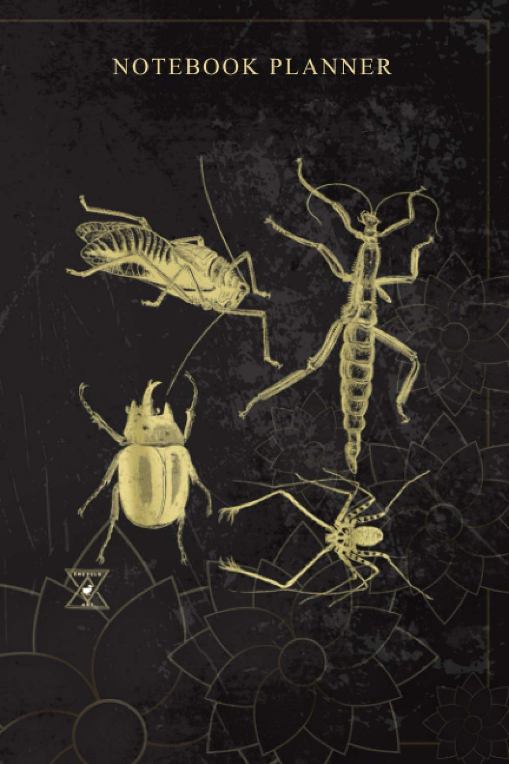 Notebook Planner EncycloArt Insects and Bugs Praying Mantis Beetle: Planning, Daily Journal, Bill, Money, 6x9 inch, Personal, Book, 114 Pages