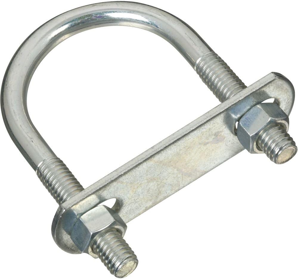 National N222-190 2190 U Bolt in Zinc, 3/8" x 2" x 3-1/2"
