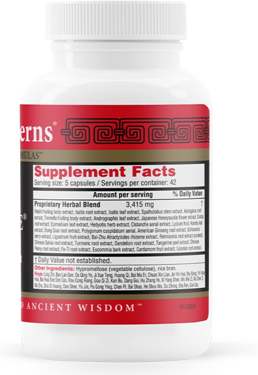 Health Concerns Enhance – Immune System Support & Detox Formula – Traditional Chinese Herbal Supplement – Reishi, Astragalus, Andrographis, Ginseng, Licorice Root – 210 Capsules - Image 3