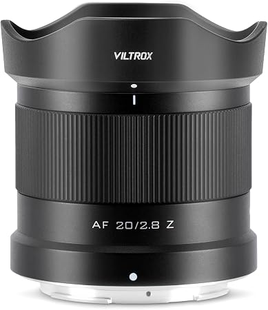 VILTROX 20mm F2.8 Objectif AF Plein Format Z-Mount Pour Nikon Z - Grand Angle Compact