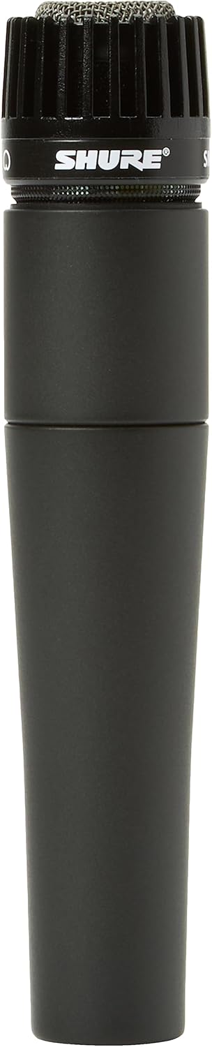 Shure A2WS Locking Microphone Windscreen - Reduces Unwanted & A55M Shock Mount Microphone Clip - Shockstopper Isolation Mount & SM57 Dynamic Instrument Microphone