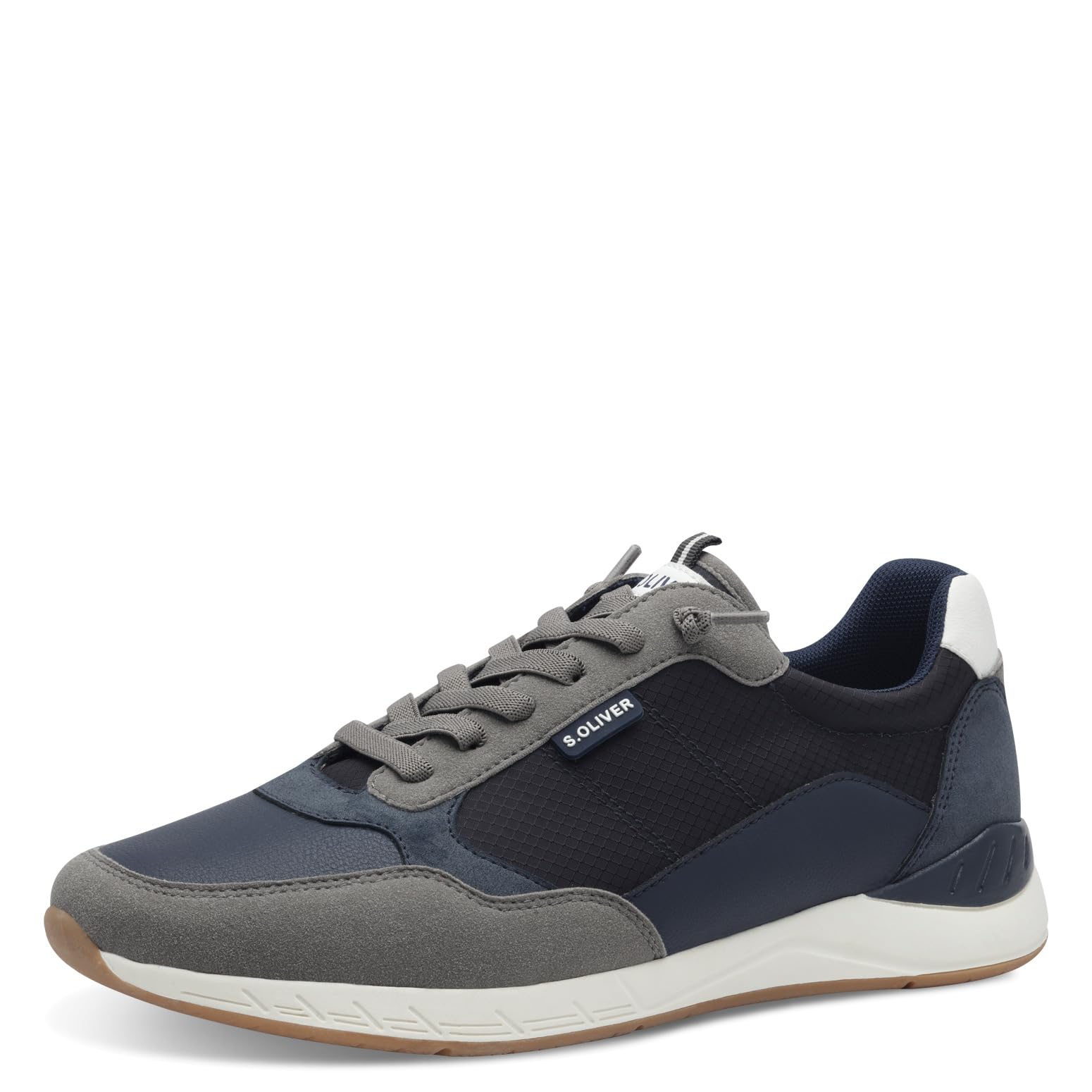 s.Oliver Men Herren Sneaker Slip On 5-14643-44, Navy Comb, 8 UK