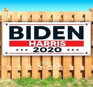 Biden Harris 2020 Banner 13 oz | Non-Fabric | Heavy-Duty Vinyl Single-Sided with Metal Grommets