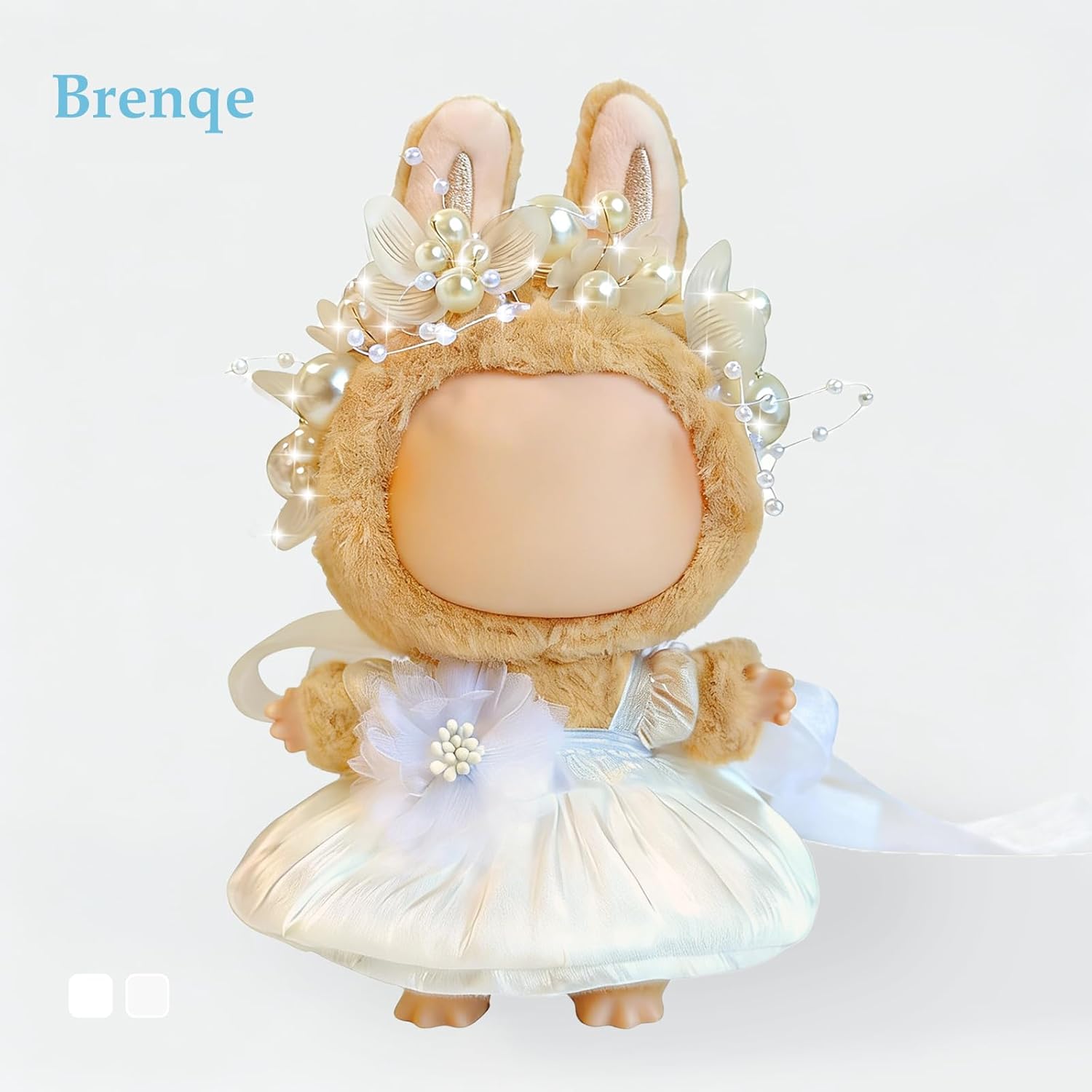 Condition photo showing New/Like New for Champagne Doll Clothes for 17cm (NO Doll) – Cute Dress Dolls Outfit Accessories for a Unique Dressed-Up Look – Fashion Kawaii Accessories Fairytale Dress L