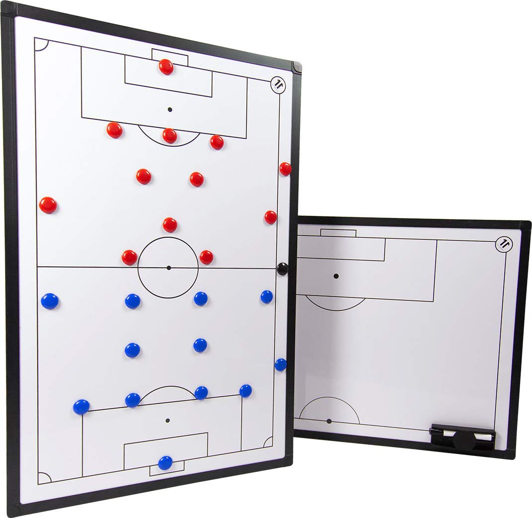 ELF Sports Premium Magnet - Fußball Taktiktafel inkl. Zubehör - beidseitiger Druck - 3 Größen wählbar