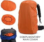 60L Cadre intérieur Randonnée Camping Sac à dos avec couverture de pluie, sac de jour de sport en plein air pour monter en randonnée