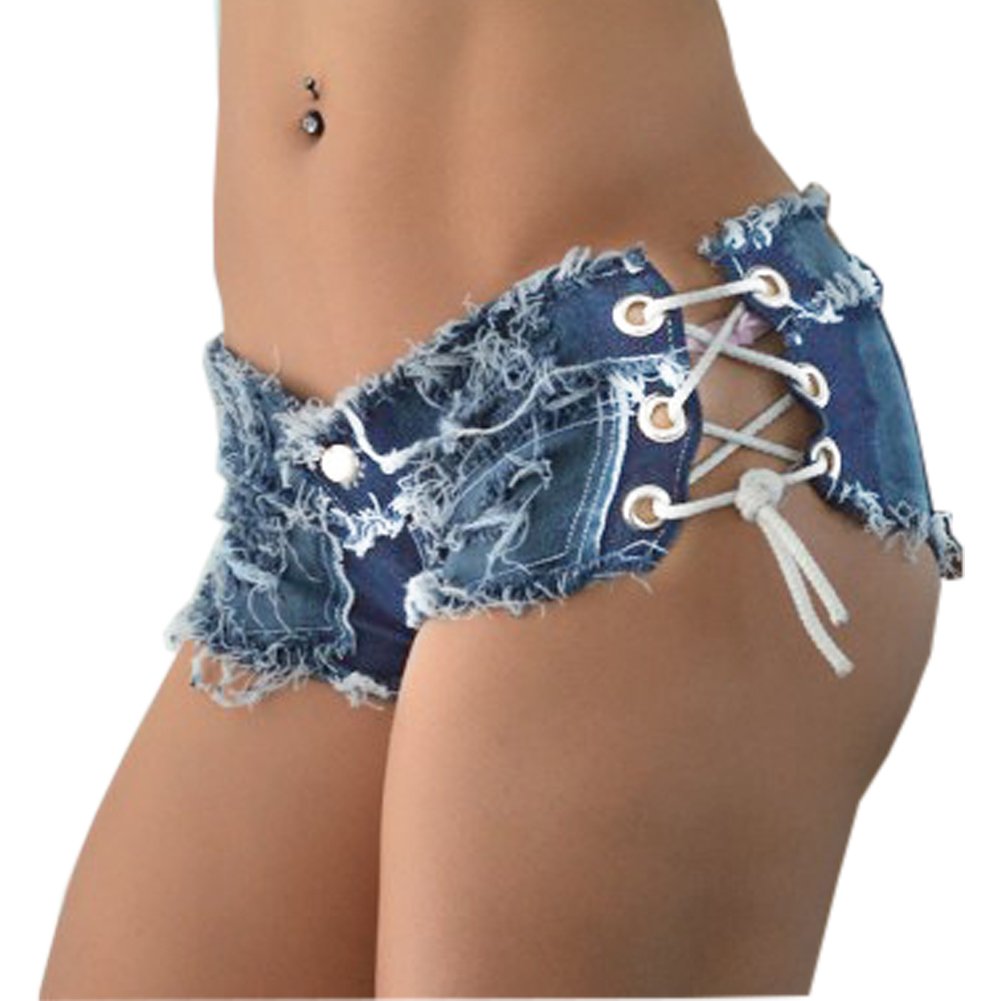 Yollmart Women Sexy Cut Off Low Waist Denim Jeans Shorts Mini Hot Pants - Review, Price and Buying Guide