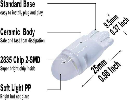 Miniatura 3 de Yoper Kit de paquete de luz LED interior blanca compatible con Ford F-150 1997-2014 F-250 F-350 F-450 F-55 2000-2014 bombillas de repuesto 12