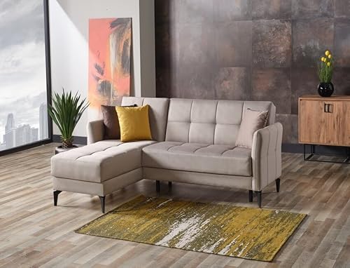 CAESAROO Divano Letto ad Angolo 224X130 cm