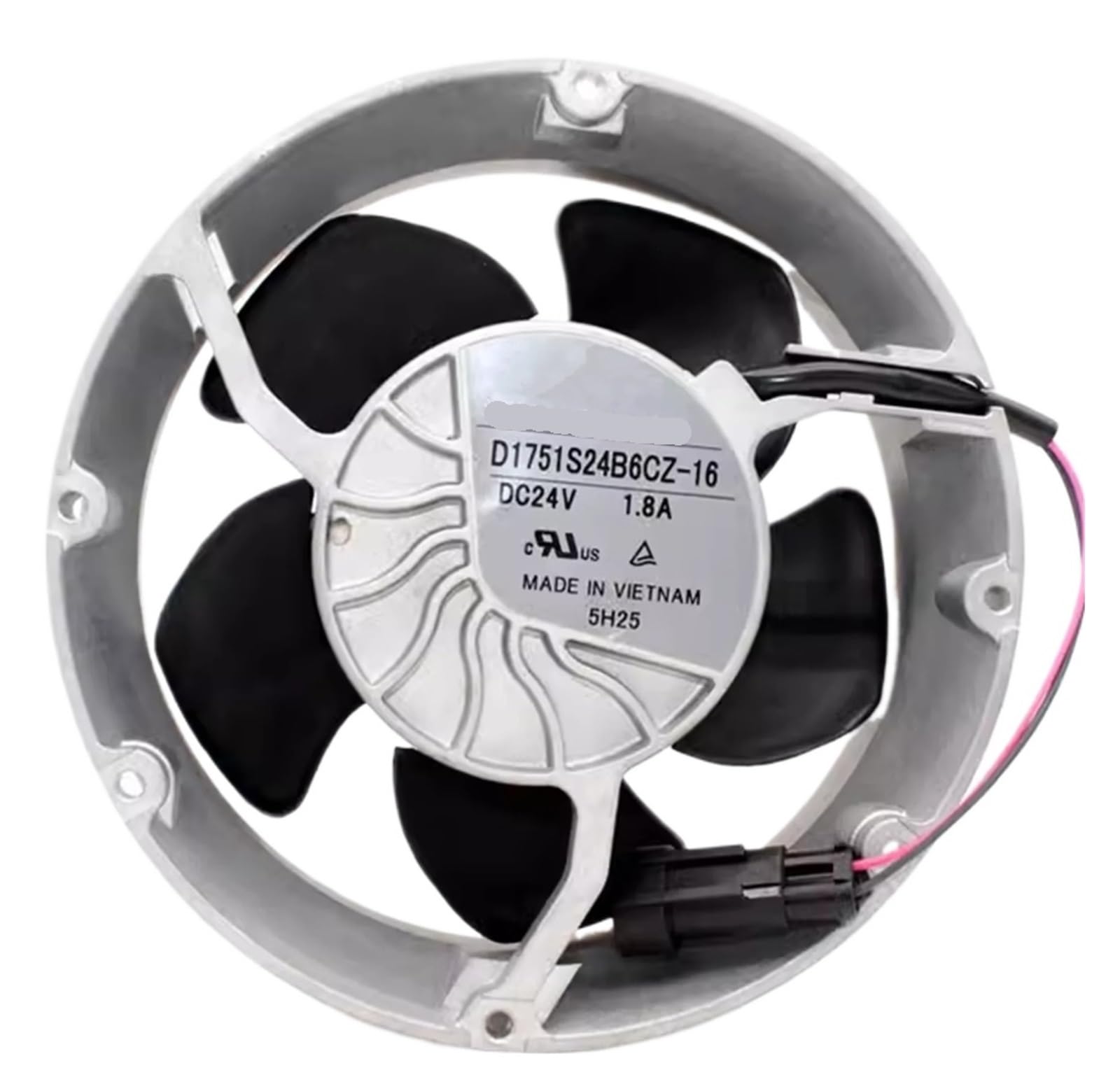 FSBNMNXPQ Cooling Fan D1751S24B6CZ-16 DC 24V 1.8A 17251 172X172X51MM 2-wire 2-Pin