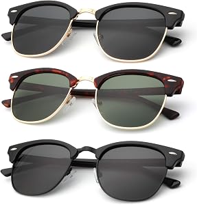 KALIYADI Sunglasses for Men Women Polarized Sun Glasses with UV Blocking for Driving Fishing
