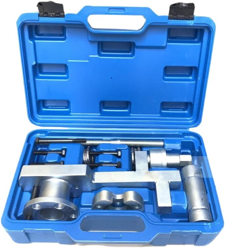 Crankshaft Pulley Removal Install Tool Crankshaft Damper Remover Puller Compatible with 3.0 V6 5.0 V8