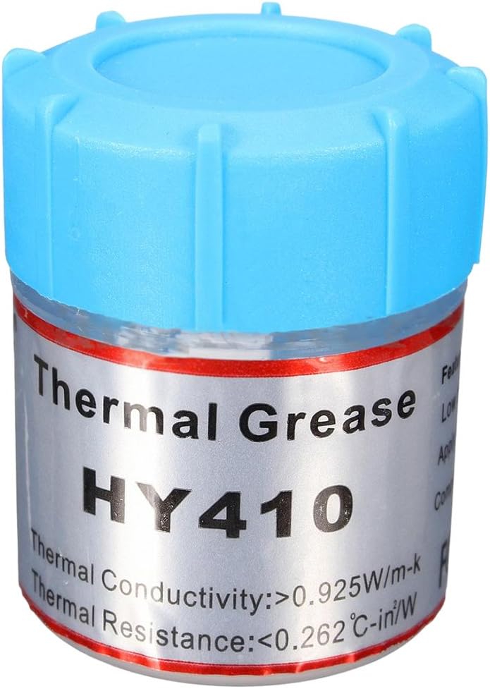 CentIoT - HY410 Halnziye white Silicone Thermal Grease Compound Paste For PC CPU VGA Heatsink peltier (10G CAN)