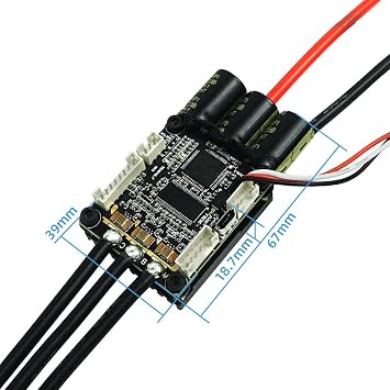 FLIPSKY Mini V6 MK5 with Power Button Base on VESC6.6 with Aluminum Anodized Heat Sink