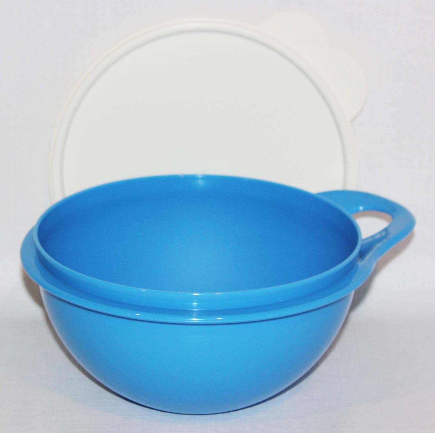 Tupperware (1) Thatsa Bowl Mini 6 Cup Rain Drop Blue and White
