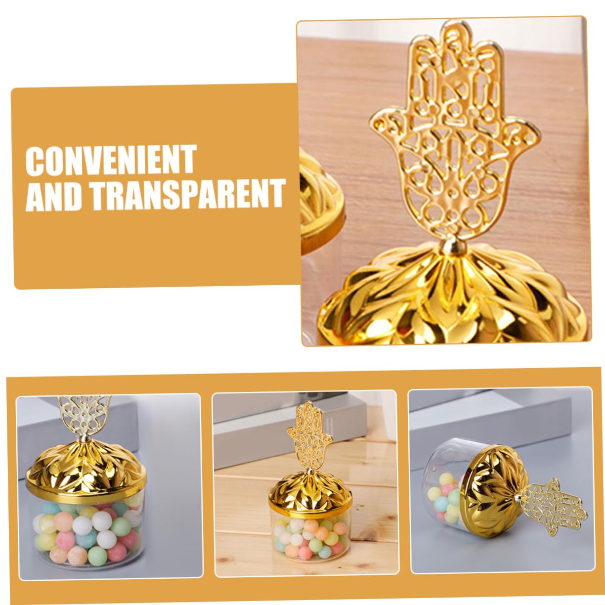 SAFIGLE 24piezas Caja de Dulces para Fiestas de Plástico Transparente con Tapa Cajas Pequeñas para Galletas Decoración para Bodas para Guardar Dulces de Despedida de Soltera