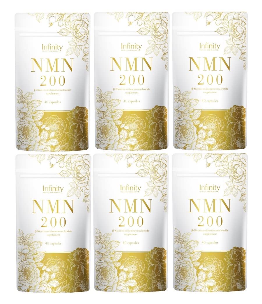 Amazon.co.jp: インフィニティー NMN 200 サプリメント 40粒 6個セット 