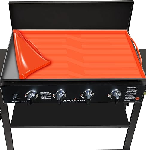 Alfombrilla de silicona para parrilla Blackstone, cubierta protectora de grado alimenticio resistente de 22 pulgadas, accesorios para parrillas para