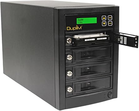 DupliM 1:3 SSD HDD Duplicator High-Speed SATA Stand-Alone Hard Disk Drive Cloner Burner Copier