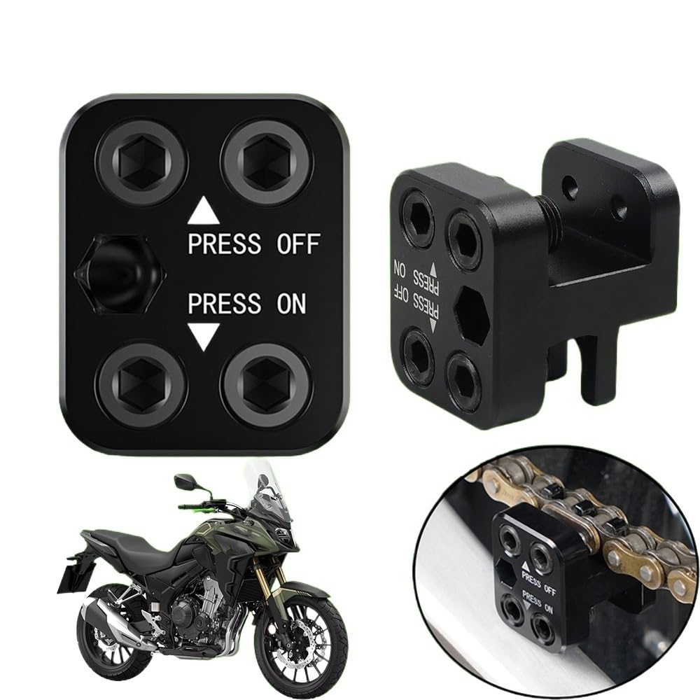Pasuje do Hon&da CB500X, CB500F i narzędzia usuwania łańcucha motocyklowego zaciskania napinacz łańcucha stałego biegu