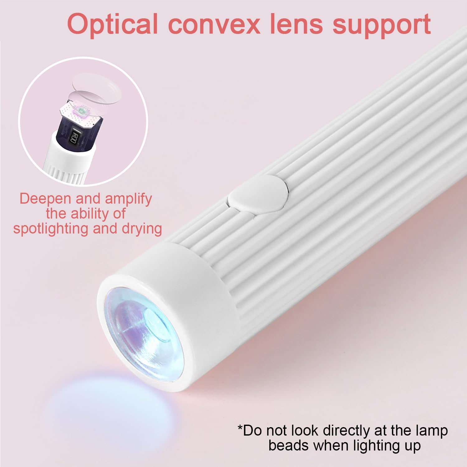 SHUBEIEUMI Mini UV Lamps for Gel Nails Handheld UV Nail Lamp, LED UV Light for Gel Polishes and Nail Gel Strips - Image 4