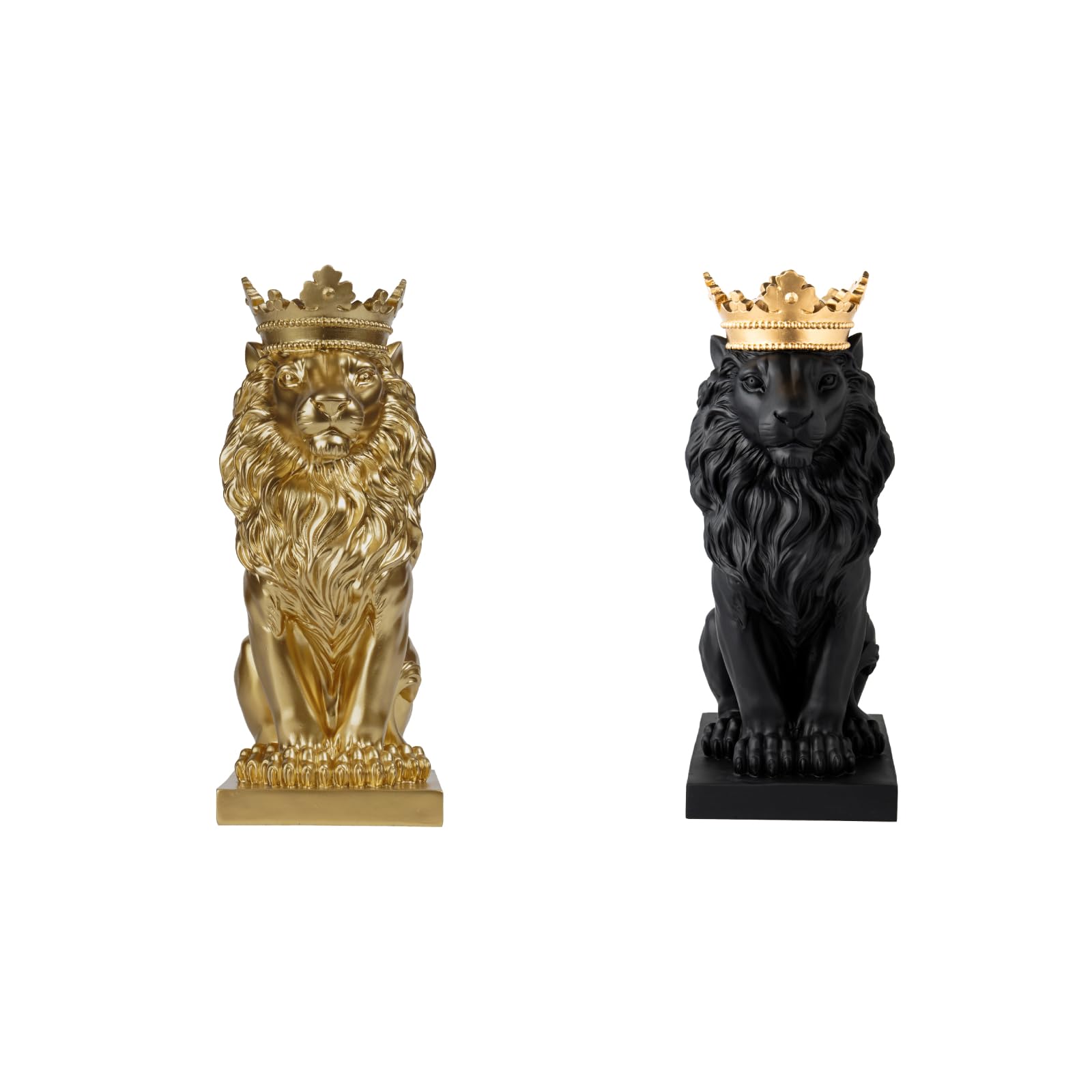 LC LCdecohomeGold Room Décor Lion Statue