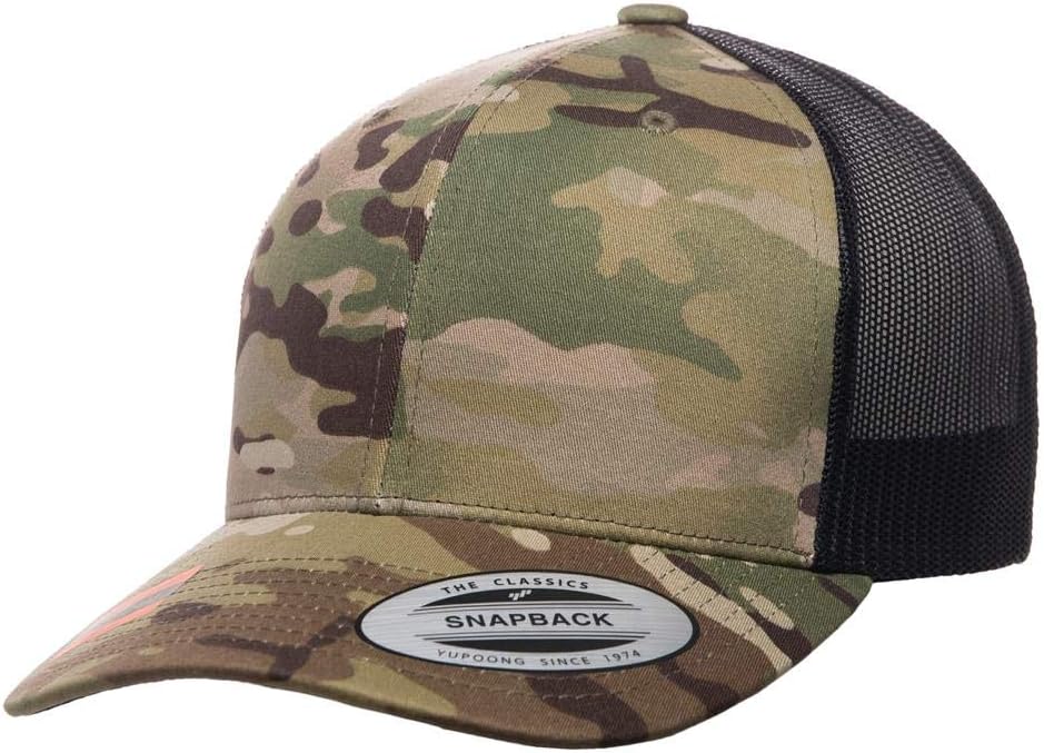 6606, 6606T, 6606MC, 6606C Meshback Retro Trucker Custom Hat