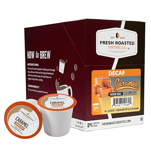Miniatura 80 de Fresh Roasted Coffee, Tostado italiano, oscuro, 96 cápsulas para cafeteras K Cup