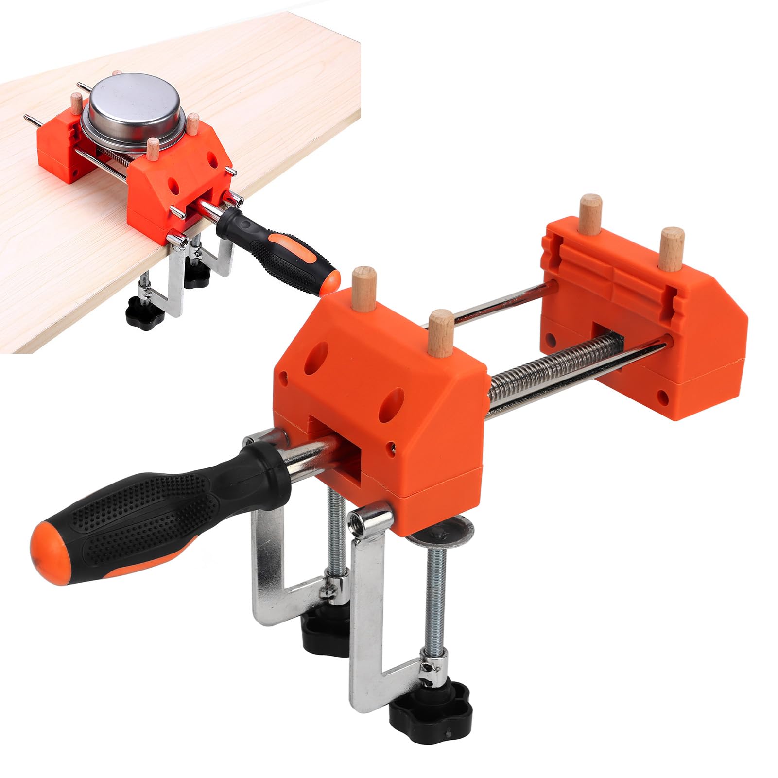 Imadło stolarskie Holigie, imadło do obróbki drewna małe uniwersalne wielofunkcyjne narzędzie do obróbki drewna ze stali nierdzewnej, imadło do drewna do obróbki drewna