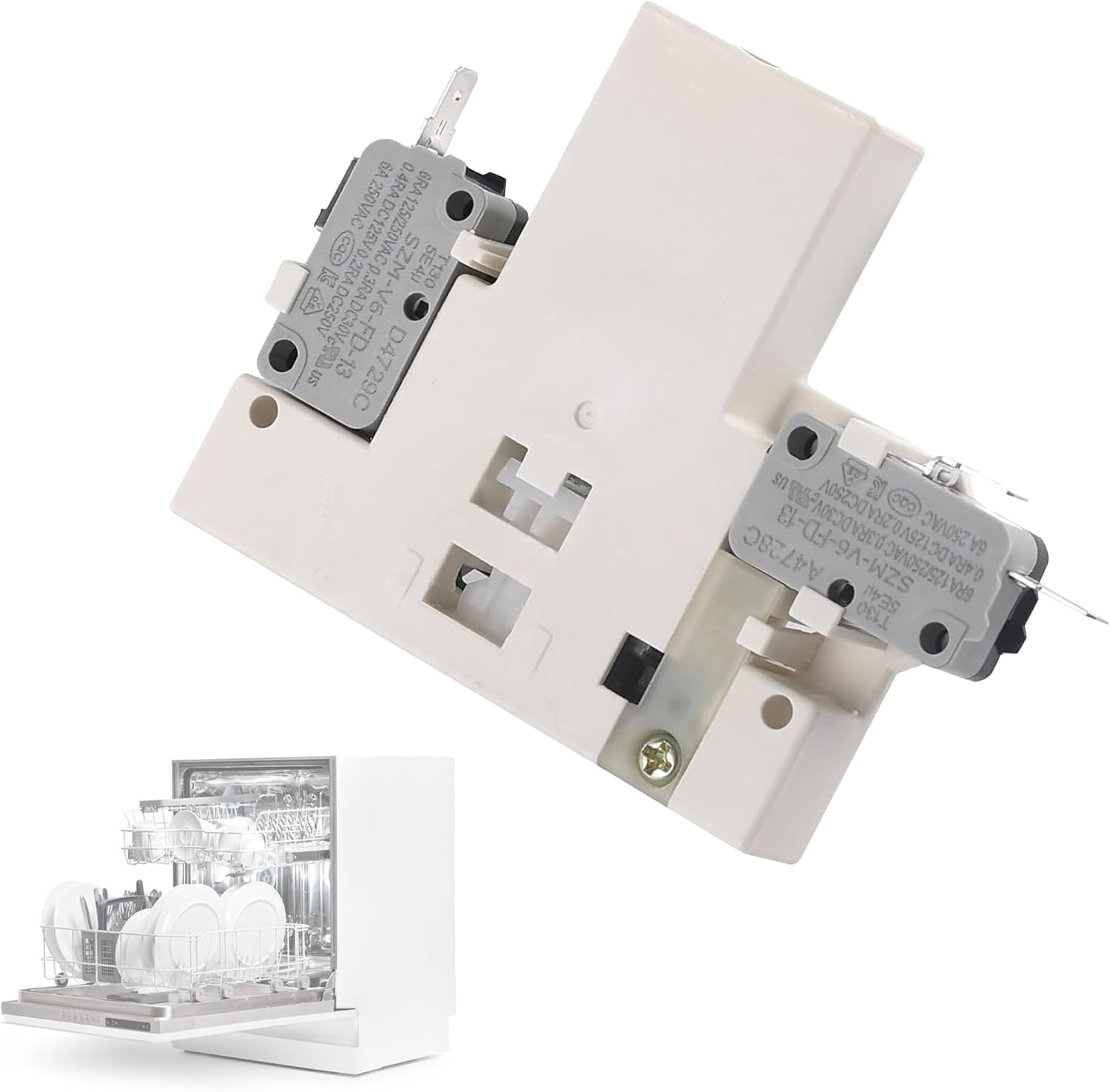 AGM76149901 Dishwasher Door Latch Part Compatible with LG Dishwashers Doors Latch Replaces for AFK73909601 AFK73909602 AGM76209501