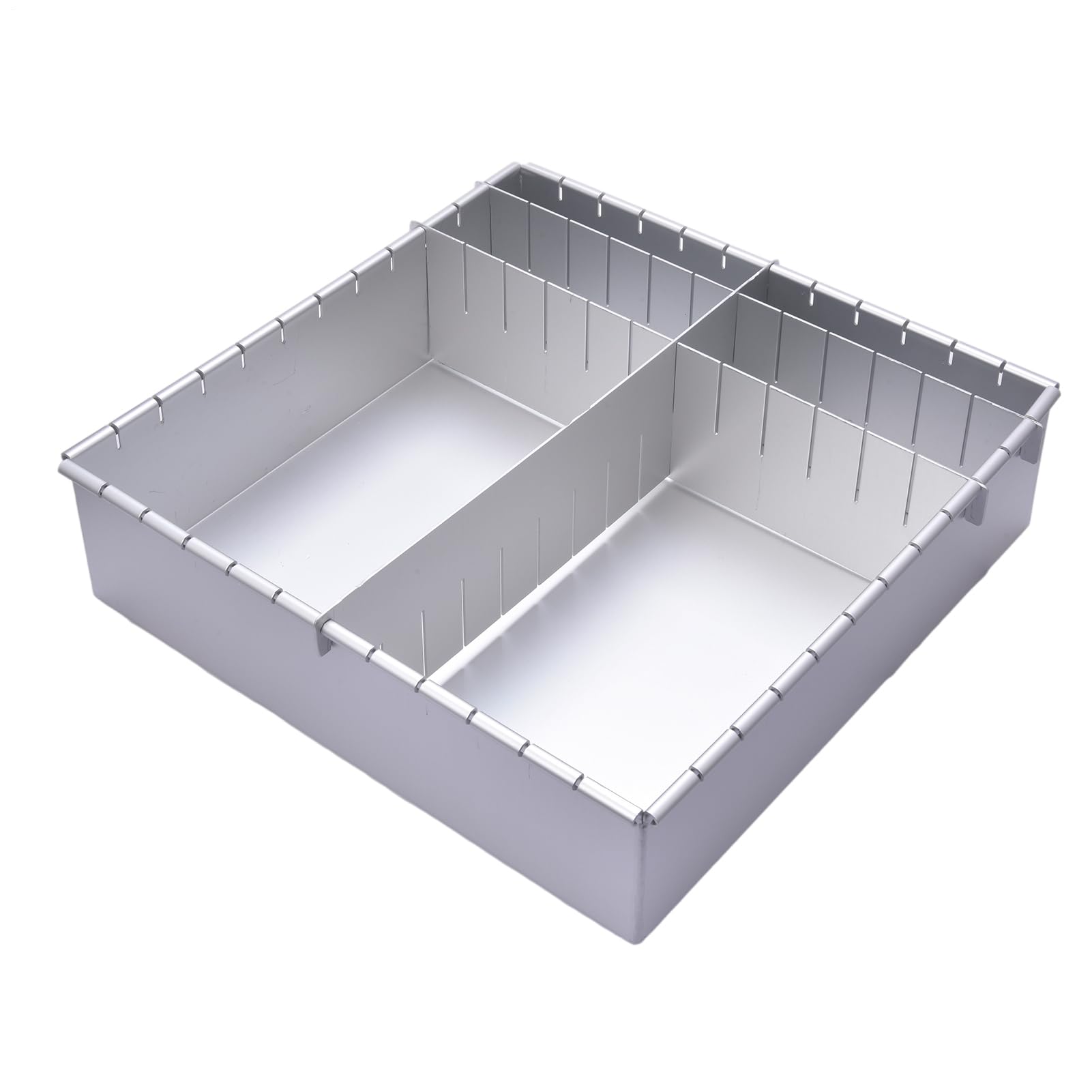 Stampo per torte regolabile, stampo quadrato da 3,5 a 30,5 cm, strumento | di cottura multifunzione, per torte, per cottura, pasticceria, dessert, cheesecake e preparazione di torte fatte in casa (25,
