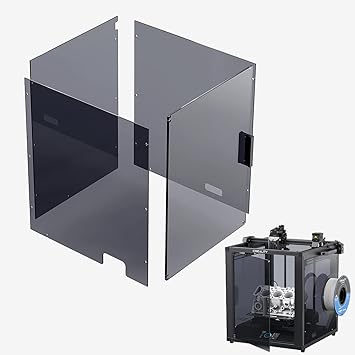 Official Ender-5 S1 Acrylic Enclosure Box with Constant Temprature/Noise Reduce/Dust Proof and Quick Installation for Ender 5S1 3D Printer