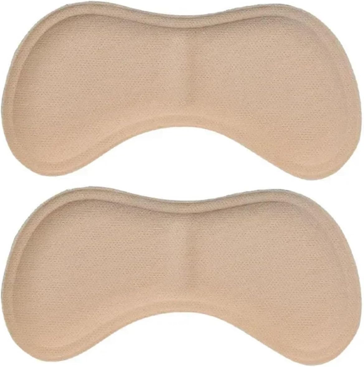 Heel Pads Heel Grips Liner for Loose Shoes 12 Pair Heel Insoles Patch Pain Relief Anti-wear Cushion Pads Feet Care Protector Adhesive(Beige)