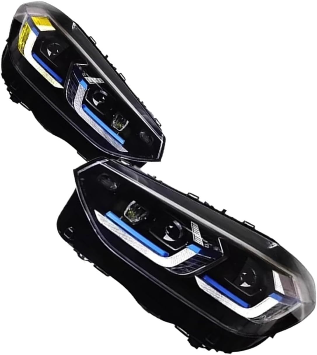 SICOTTON 1ペア X3 G01 G08 2018-2022 用 カーライト ヘッドライト LED ヘッドライト DRL ウィ
