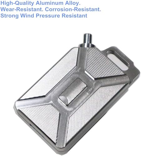 Miniatura 10 de 3D CNC tanque de aceite forma motocicleta clave cabeza cabeza llavero cabeza cabeza cabeza (negro)