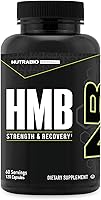 Vista 1 de NutraBio HMB Supplement, Amino Acid, 1000mg, 120 Capsules
