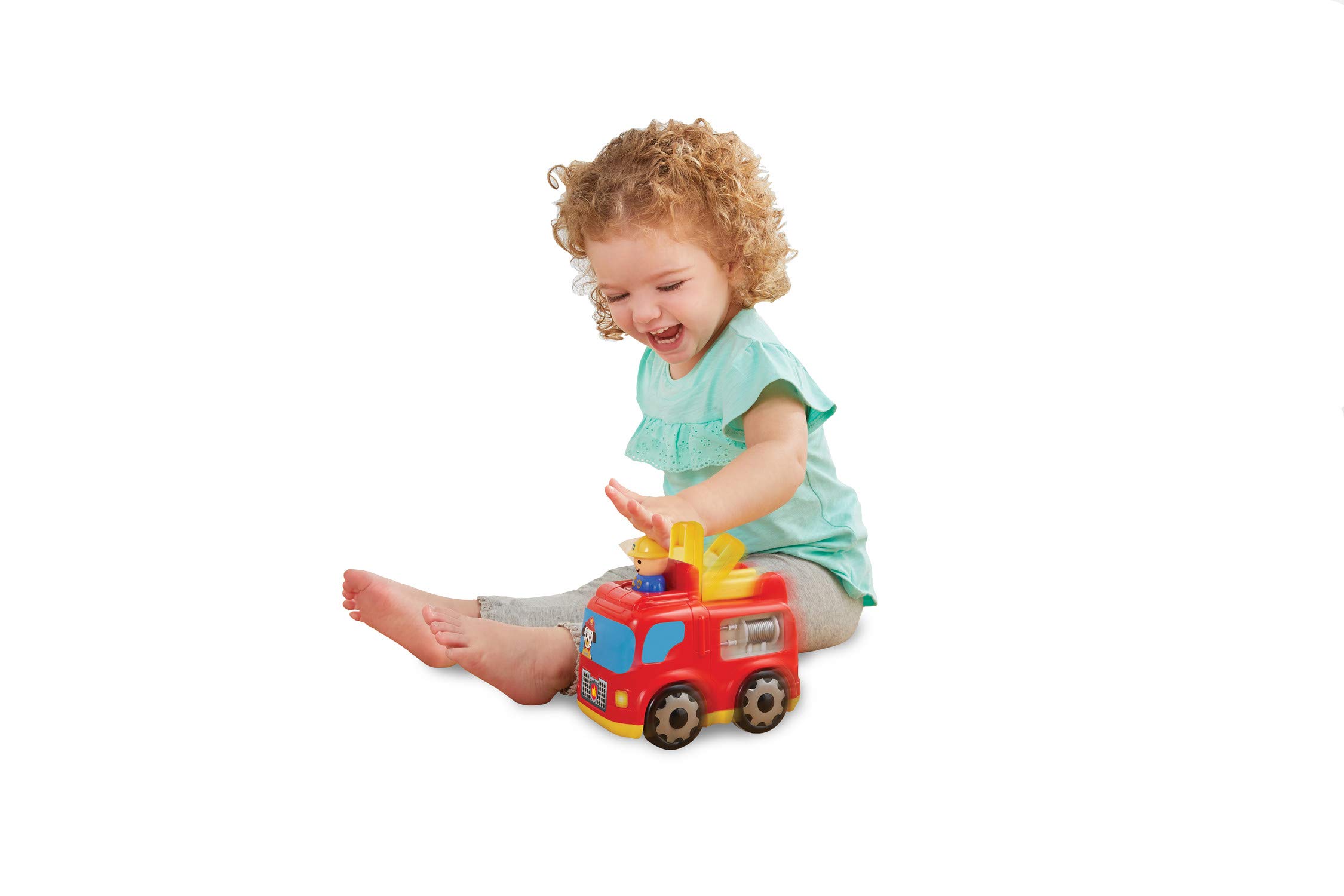 Amazon.com: Kidoozie Press 'N Zoom Fire Engine : Toys & Games