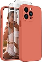 Vista 591 de FireNova Designed for iPhone 13 Pro Max Case, Silicone [Camera Protection] Phone Case with [2 Screen Protectors], Soft Anti-Scratch Microfiber Deep