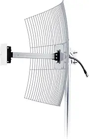 Antena Parabólica de Grade para Telefonia Celular 4G 20 dBi, Aquario, CF-2620, Cinza, Médio