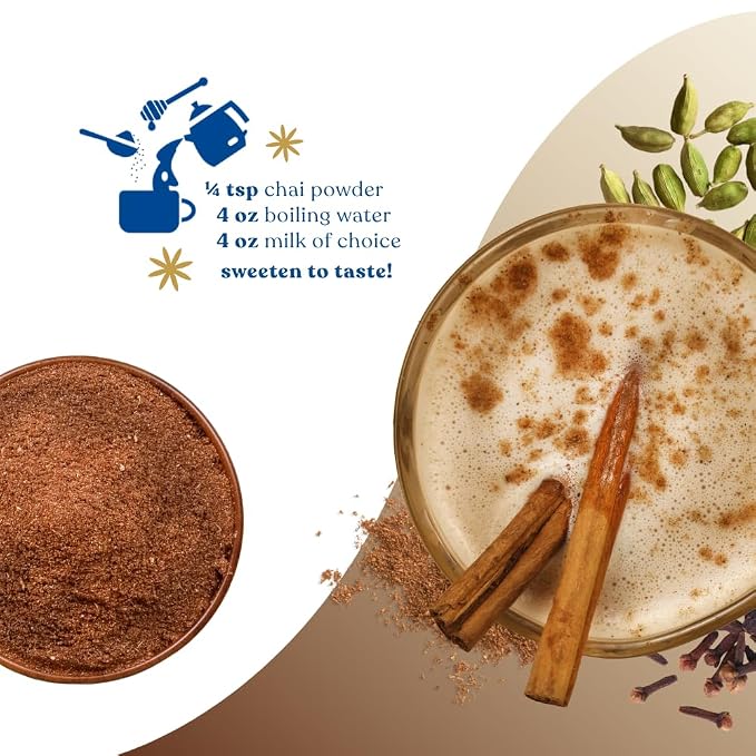 Té en polvo - 50 tazas - Tradicional Rooibos Masala miniatura 3