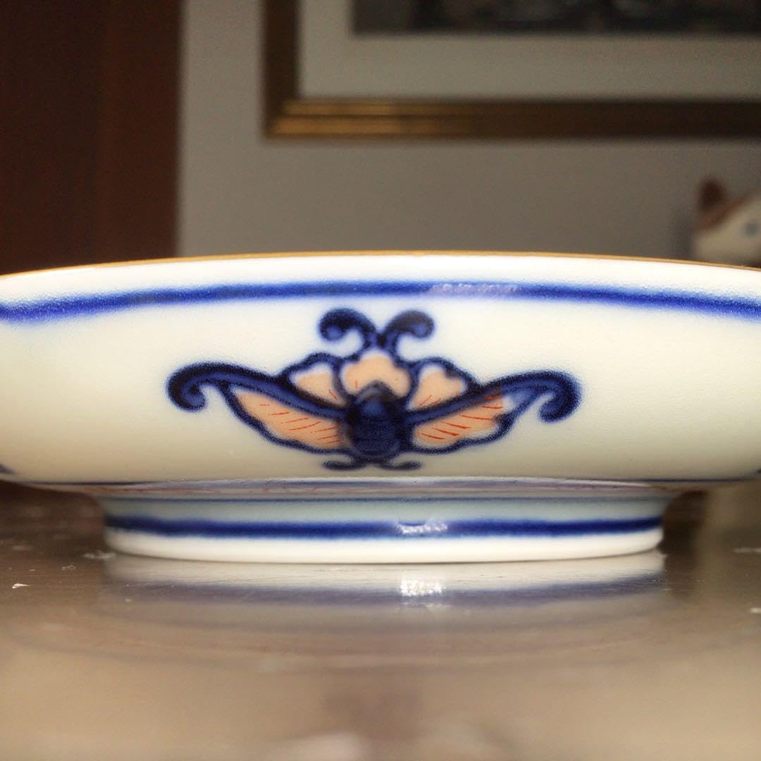 Amazon.co.jp: 賞美堂 其泉 『古伊万里見込地紋』 小皿 5枚 : ホーム