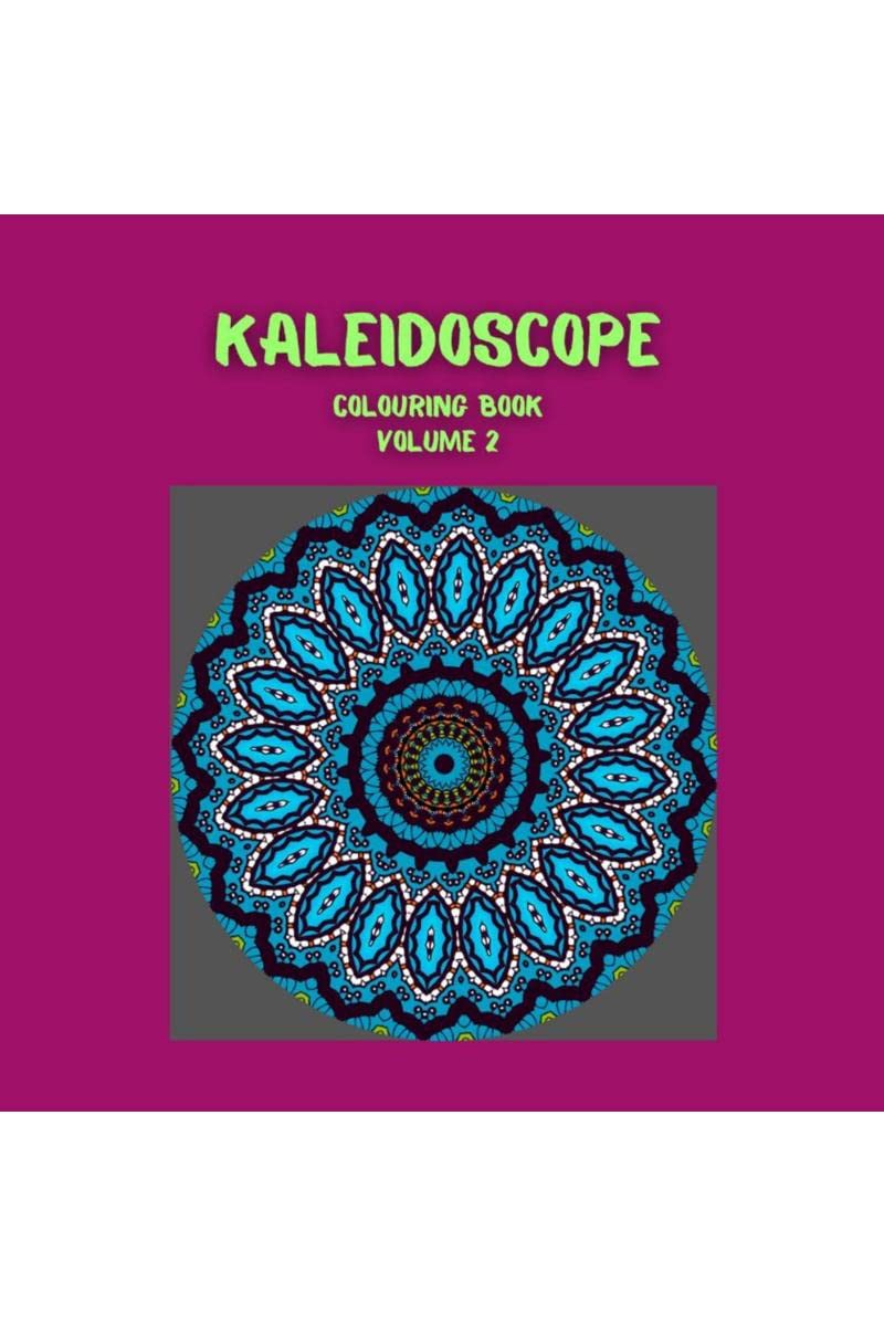 Kaleidoscope coloring book volume 2 : Kaleidoscope Coloring Book: Amazing Drawings With Geometric Shapes | symmetrical and fun mandalas for relaxing or relieving stress