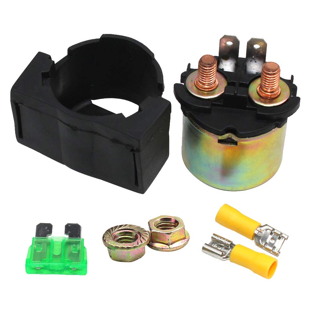 Starter Solenoid Relay for Kawaski Lakota 300 KEF300 1995-1999 / BAYOU 300 KLF300 4X4 2002-2005 / BAYOU 400 4X4 1996-1999 / PRAIRIE 300 KVF300 1992-2002/ PRAIRIE 360 2003-2012/ PRAIRIE 400 1997-2002