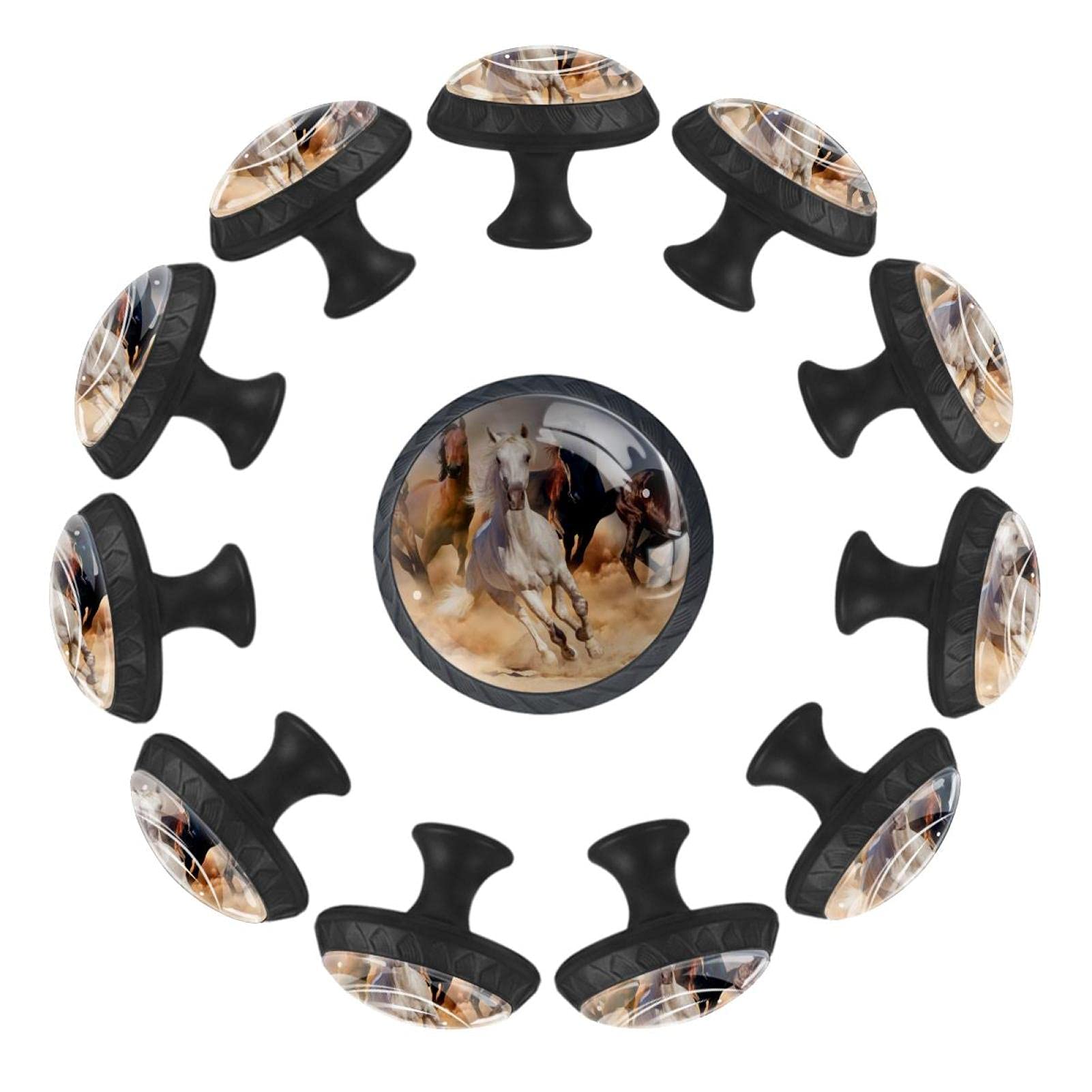 Boutons de tiroir cheval 3D pour relooker une commode d'enfant